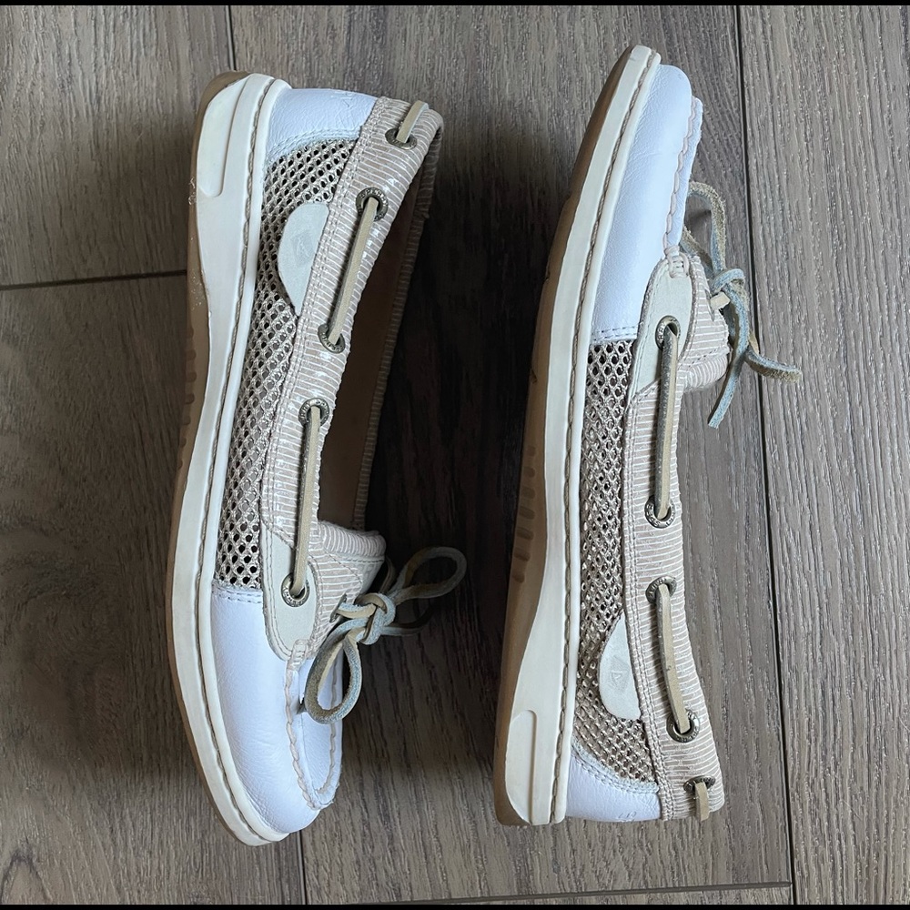 Sperry top sider Angelfish Boat Shoe white/tan
